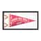 American Art Decor Grand Ole Opry Printed Linen Pennant in Shadowbox Frame - 10" H x 20" L